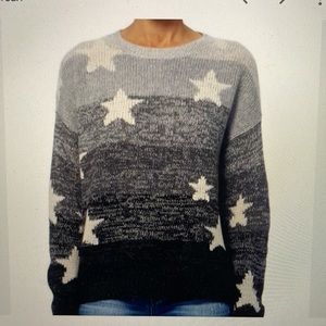 360 Cashmere Ombré Star Sweater Size Medium NWOT